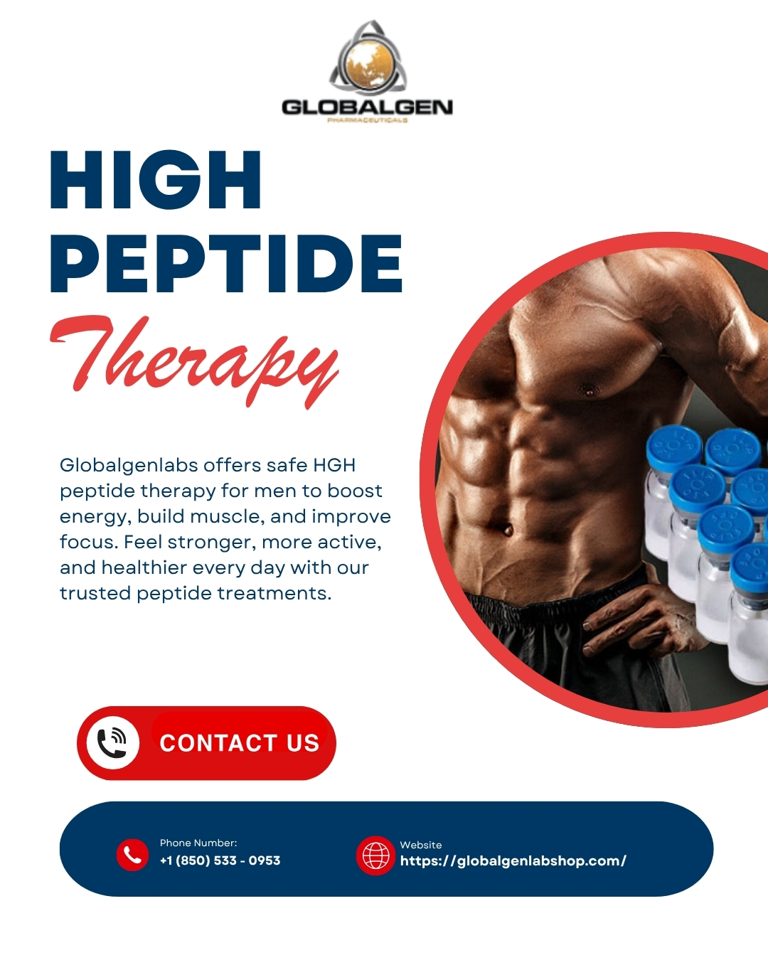HGH Peptide Therapy, Muscle Growth Supplements